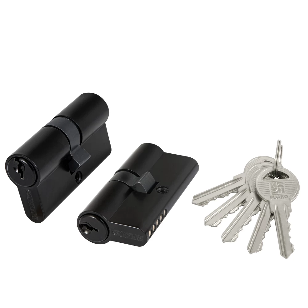 Фото Цилиндровый механизм (100 ZA/70) 1000ZAKey70(30+10+30) BL черный 5Key