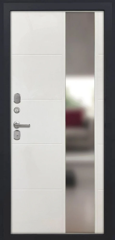 Входная дверь ДвериПРО Берген ФЛЗ-649 капучино (зеркало) DPRO204689 внутренняя сторона