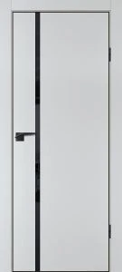 Межкомнатная дверь P-22  кромка ABS черная c 4-х ст. Сапфир матовый
