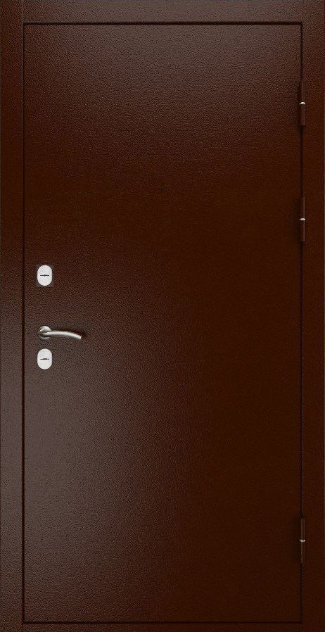 Входная дверь ДвериПРО L Термо СБ-1 (лак. белое, 16мм, беленый дуб) DPRO198311 внешняя сторона