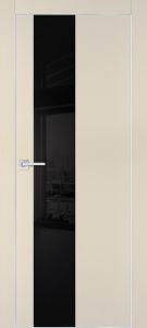 Межкомнатная дверь PX-6  AL кромка с 4-х ст. Бежевый матовый
